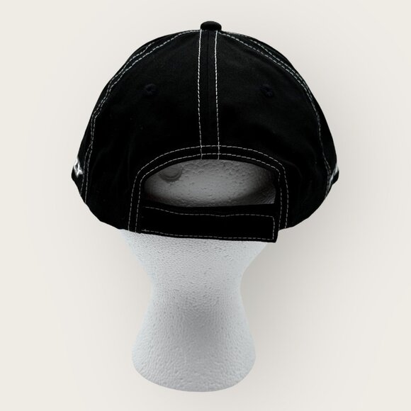 Yamaha Grizzly Rhino Black Adjustable Baseball Cap Hat 100% Cotton Mens - Picture 3 of 6